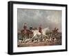 'The Earl of Derby's Stag Hounds', c1823-Richard Woodman-Framed Giclee Print