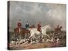 'The Earl of Derby's Stag Hounds', c1823-Richard Woodman-Stretched Canvas