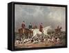 'The Earl of Derby's Stag Hounds', c1823-Richard Woodman-Framed Stretched Canvas