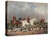 'The Earl of Derby's Stag Hounds', c1823-Richard Woodman-Stretched Canvas