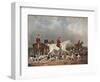 'The Earl of Derby's Stag Hounds', c1823-Richard Woodman-Framed Giclee Print