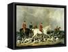 The Earl of Derby's Stag Hounds, Engraved by R. Woodman, 1823-James Barenger-Framed Stretched Canvas