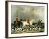 The Earl of Derby's Stag Hounds, Engraved by R. Woodman, 1823-James Barenger-Framed Giclee Print