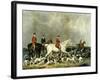 The Earl of Derby's Stag Hounds, Engraved by R. Woodman, 1823-James Barenger-Framed Giclee Print