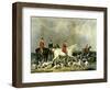 The Earl of Derby's Stag Hounds, Engraved by R. Woodman, 1823-James Barenger-Framed Giclee Print