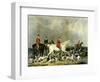 The Earl of Derby's Stag Hounds, Engraved by R. Woodman, 1823-James Barenger-Framed Giclee Print