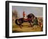 The Earl of Godolphin's 'scham' with an Arab Up, 1845-Francis Calcraft Turner-Framed Giclee Print