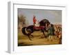 The Earl of Godolphin's 'scham' with an Arab Up, 1845-Francis Calcraft Turner-Framed Giclee Print