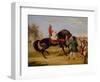 The Earl of Godolphin's 'scham' with an Arab Up, 1845-Francis Calcraft Turner-Framed Giclee Print