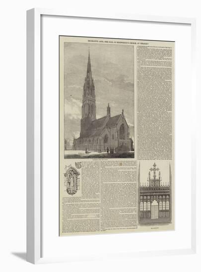 The Earl of Shrewsbury's Church, at Cheadle-null-Framed Giclee Print