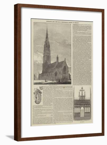 The Earl of Shrewsbury's Church, at Cheadle-null-Framed Giclee Print