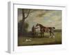 The Earl of Shrewsbury's Groom Holding a Hunter, C.1800-Henry Bernard Chalon-Framed Giclee Print