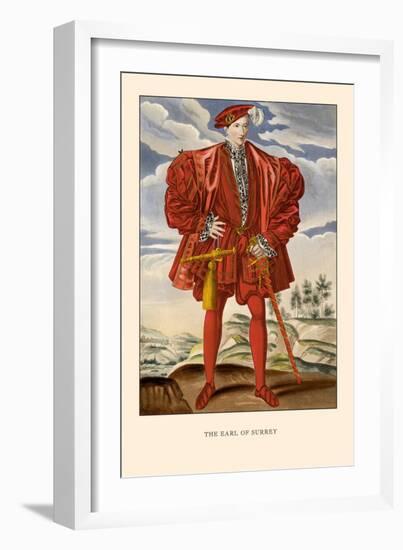 The Earl of Surrey-H. Shaw-Framed Art Print