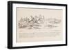 The Earl of Uxbridge Leading a Charge of Cavalry at the Battle of Waterloo-John Augustus Atkinson-Framed Giclee Print