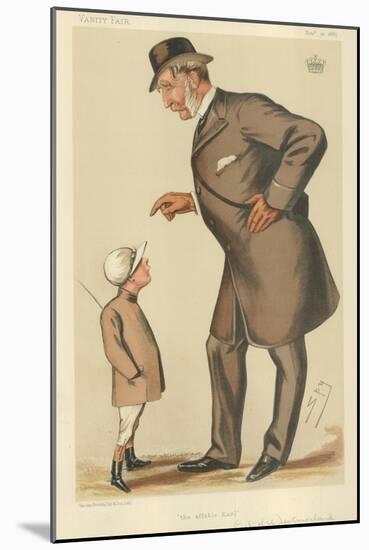 The Earl of Westmoreland, the Affable Earl, 10 November 1883, Vanity Fair Cartoon-Sir Leslie Ward-Mounted Giclee Print