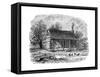 The Early Home of Abraham Lincoln, Gentryville, Indiana, 19th Century-null-Framed Stretched Canvas