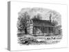 The Early Home of Abraham Lincoln, Gentryville, Indiana, 19th Century-null-Stretched Canvas