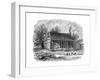 The Early Home of Abraham Lincoln, Gentryville, Indiana, 19th Century-null-Framed Giclee Print