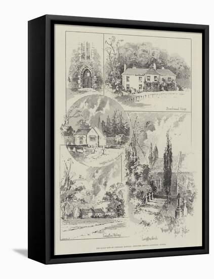 The Early Life of Cardinal Manning, Sketches around Lavington, Sussex-Herbert Railton-Framed Stretched Canvas