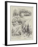 The Early Life of Cardinal Manning, Sketches around Lavington, Sussex-Herbert Railton-Framed Giclee Print