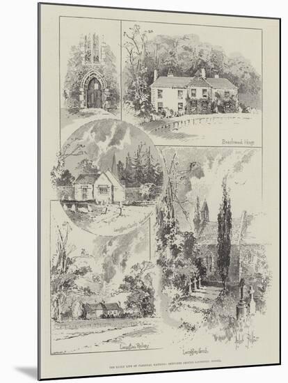 The Early Life of Cardinal Manning, Sketches around Lavington, Sussex-Herbert Railton-Mounted Giclee Print