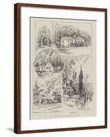 The Early Life of Cardinal Manning, Sketches around Lavington, Sussex-Herbert Railton-Framed Giclee Print