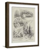 The Early Life of Cardinal Manning, Sketches around Lavington, Sussex-Herbert Railton-Framed Giclee Print