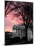 The Early Morning Sunrise Warms the Sky Over the White House-Ron Edmonds-Mounted Photographic Print