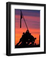 The Early Morning Sunrise Warms the Washington Sky-null-Framed Photographic Print