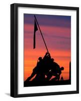 The Early Morning Sunrise Warms the Washington Sky-null-Framed Photographic Print