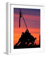 The Early Morning Sunrise Warms the Washington Sky-null-Framed Photographic Print