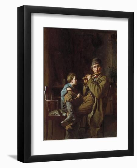 The Earnest Pupil, 1881-Eastman Johnson-Framed Giclee Print