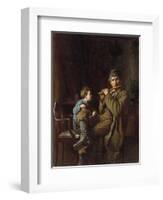 The Earnest Pupil, 1881-Eastman Johnson-Framed Giclee Print