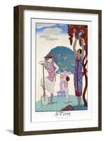 The Earth, 1925-Georges Barbier-Framed Giclee Print