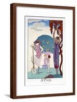 The Earth, 1925-Georges Barbier-Framed Giclee Print