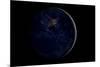 The Earth at Night By Satellite NASA-null-Mounted Poster