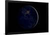 The Earth at Night By Satellite NASA-null-Framed Poster