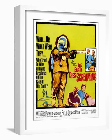 The Earth Dies Screaming, 1964-null-Framed Art Print