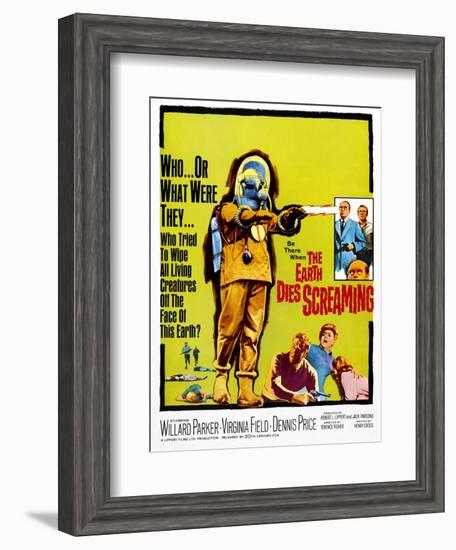 The Earth Dies Screaming, 1964-null-Framed Art Print