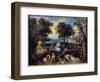 The Earth Paradise, 17Th Century (Oil on Canvas)-Jan the Elder Brueghel-Framed Giclee Print