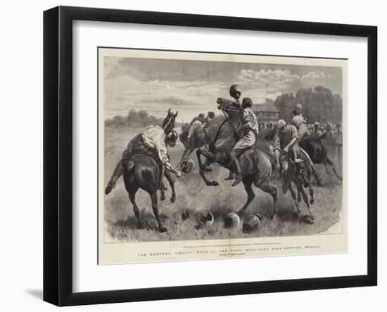 The Earthen Chatti Race at the Baghi Polo-Club Race-Meeting, Bengal-John Charlton-Framed Giclee Print