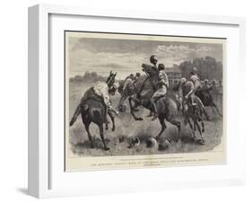 The Earthen Chatti Race at the Baghi Polo-Club Race-Meeting, Bengal-John Charlton-Framed Giclee Print