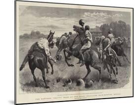 The Earthen Chatti Race at the Baghi Polo-Club Race-Meeting, Bengal-John Charlton-Mounted Giclee Print