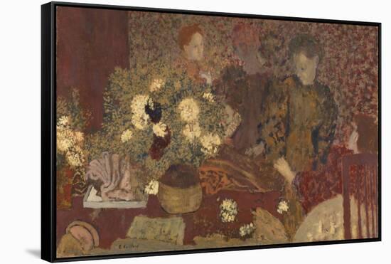 The Earthenware Pot, 1895-Édouard Vuillard-Framed Stretched Canvas