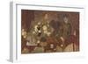 The Earthenware Pot, 1895-Édouard Vuillard-Framed Premium Giclee Print