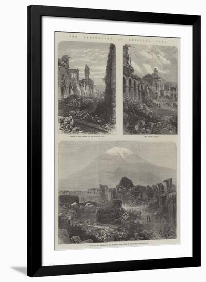The Earthquake at Arequipa, Peru-null-Framed Giclee Print