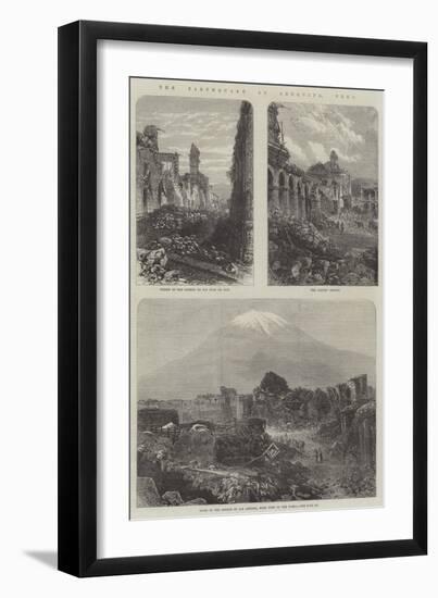 The Earthquake at Arequipa, Peru-null-Framed Giclee Print