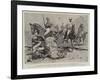 The Earthquake at Calcutta, Polo Players in an Unpleasant Predicament-John Charlton-Framed Giclee Print