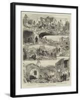 The Earthquake at Casamicciola, Island of Ischia-null-Framed Giclee Print