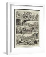 The Earthquake at Casamicciola, Island of Ischia-null-Framed Giclee Print